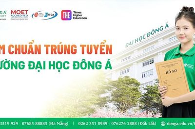 Đại học Đông Á công bố điểm chuẩn năm 2026