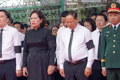 Lai Châu tổ chức truy điệu và an táng 47 hài cốt liệt sĩ