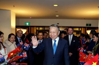 Tổng Bí thư, Chủ tịch nước Tô Lâm đến thủ đô Canberra, tiếp tục chuyến thăm Australia