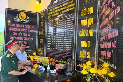 Công trình tri ân liệt sĩ giữa đại ngàn Chiêu Lưu