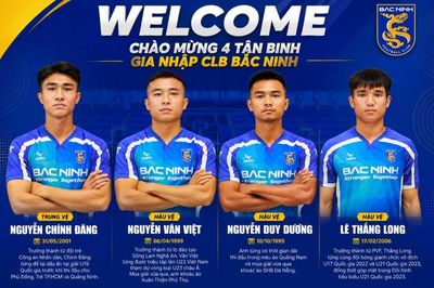 Tân binh Bắc Ninh FC bổ sung 4 tân binh