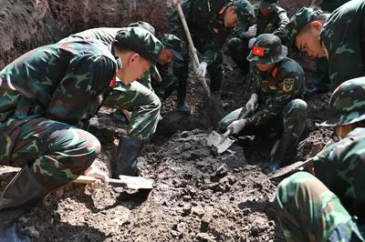 Đã quy tập 256 bộ hài cốt liệt sĩ tại Công viên Lê Thị Riêng