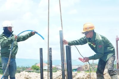 Tranh thủ từng giờ, đẩy nhanh tiến độ cao tốc Quy Nhơn - Pleiku