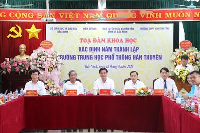 Xác định năm thành lập ngôi trường khoa bảng, hiếu học đất Kinh Bắc