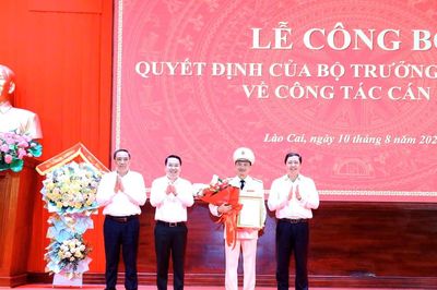 Đại tá Trịnh Khắc Cường được bổ nhiệm làm Giám đốc Công an tỉnh Lào Cai