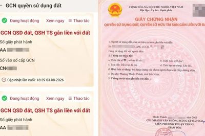 Sổ đỏ bắt đầu hiển thị trên VNeID, người dân có thể tra cứu