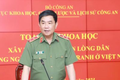 Trung tướng Trần Vi Dân nói về 'điều quan trọng nhất' của công an cơ sở