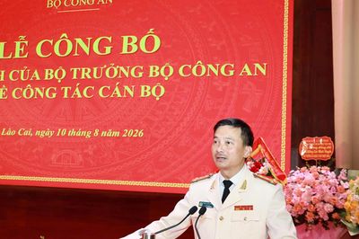 Phó Cục trưởng Cục An ninh chính trị nội bộ làm Giám đốc Công an tỉnh Lào Cai