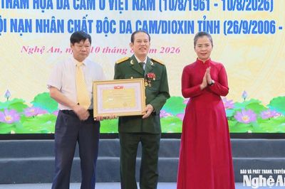 Kỷ niệm 20 năm Ngày thành lập Hội nạn nhân chất độc da cam/dioxin Nghệ An