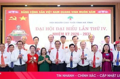 Ông Dương Xuân Hòa giữ chức Chủ tịch Hội Người cao tuổi tỉnh Hà Tĩnh