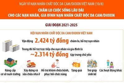 Chăm lo cuộc sống lâu dài cho các nạn nhân, gia đình nạn nhân chất độc da cam/dioxin