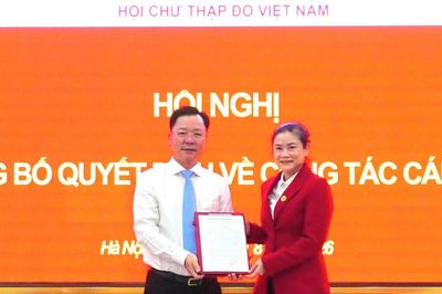 Ông Nguyễn Sỹ Trường giữ chức Phó Chủ tịch Trung ương Hội Chữ thập đỏ Việt Nam