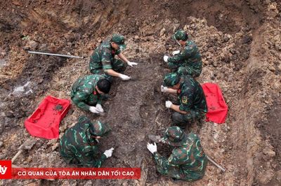 Quy tập thêm 11 bộ hài cốt liệt sĩ tại Công viên Lê Thị Riêng