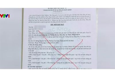 Cảnh báo giả mạo giấy báo trúng tuyển đại học