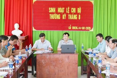 “Chi bộ bốn tốt” đi vào thực chất