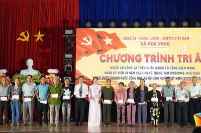 Xã Hòa Vang tri ân người có công