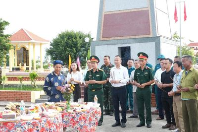 Xã Tam Xuân triển khai 'Chiến dịch 500 ngày đêm tìm kiếm, quy tập và xác định danh tính hài cốt liệt sĩ'
