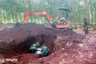 Tìm thấy 2 hài cốt liệt sĩ tại khu vực Lộc Ninh
