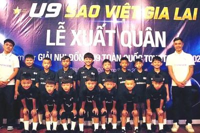 Gia Lai có 2 đội tranh tài ở Giải Bóng đá U9 toàn quốc