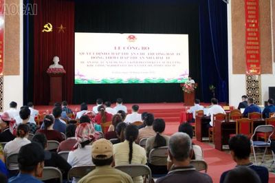 Công bố quyết định chủ trương đầu tư Khu công nghiệp Võ Lao
