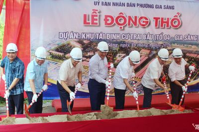 335 tỷ đồng xây dựng Khu tái định cư Trại Bầu