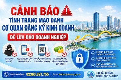 Đà Nẵng: Mạo danh cán bộ đăng ký kinh doanh để lừa đảo doanh nghiệp qua mạng