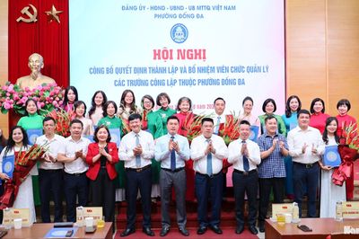 Phường Đống Đa hoàn thành sắp xếp cơ sở giáo dục công lập