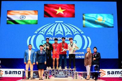 VĐV Cà Mau xuất sắc giành 3 HCV tại Giải vô địch Cử tạ thiếu niên, trẻ châu Á 2026
