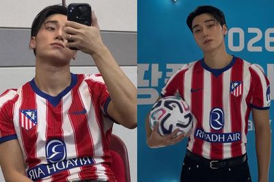 Choi San ATEEZ gây tranh cãi với màn biểu diễn trước trận Man City vs Atletico Madrid