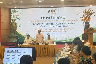 Cúp Thánh Gióng 2026 tìm kiếm 100 doanh nhân tiêu biểu