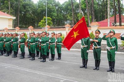[Ảnh] Tiểu đoàn 180 tích cực luyện tập phục vụ chương trình 'Tổ quốc trong tim'