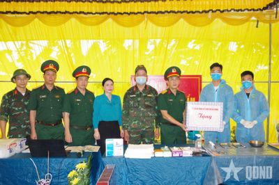 Bộ CHQS thành phố Hải Phòng động viên lực lượng lấy mẫu sinh phẩm hài cốt liệt sĩ