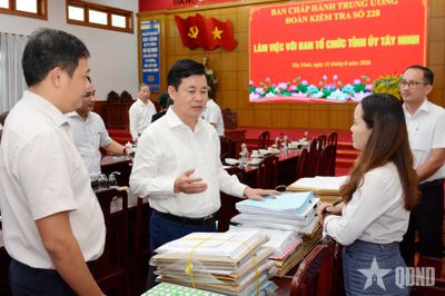 Đoàn kiểm tra, giám sát số 228 của Bộ Chính trị, Ban Bí thư làm việc tại tỉnh Tây Ninh: Chủ động chuẩn bị đội ngũ cán bộ đáp ứng yêu cầu nhiệm vụ mới