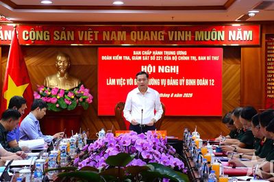 Binh đoàn 12: Triển khai toàn diện, đúng kế hoạch các mặt công tác cán bộ