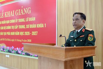 Học viện Chính trị: Khai giảng đào tạo ngắn chính ủy trung, lữ đoàn và hoàn thiện cán bộ chính trị cấp trung, sư đoàn