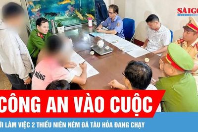 TP Đồng Nai: Ném đá vào tàu hỏa đang chạy, 2 thiếu niên bị mời làm việc