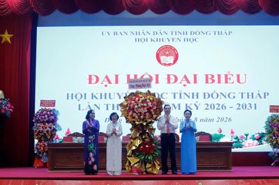 Bà Đồng Thị Bạch Tuyết tái đắc cử Chủ tịch Hội Khuyến học tỉnh Đồng Tháp