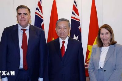 Tổng Bí thư, Chủ tịch nước hội kiến Chủ tịch Thượng viện và Hạ viện Australia