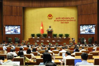Ngày 11/8, Quốc hội thảo luận dự án Luật Phát triển đô thị