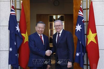Tổng Bí thư, Chủ tịch nước Tô Lâm gặp hẹp Thủ tướng Australia