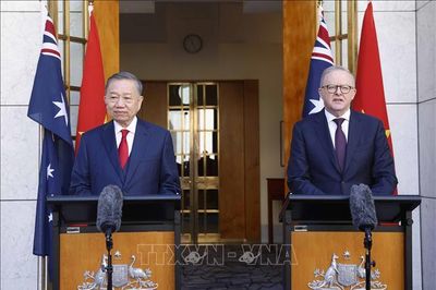 Báo chí Australia đưa tin đậm nét về chuyến thăm của Tổng Bí thư, Chủ tịch nước Tô Lâm