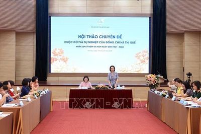 Tri ân những đóng góp to lớn của 'Nữ tướng Việt Minh' Hà Thị Quế