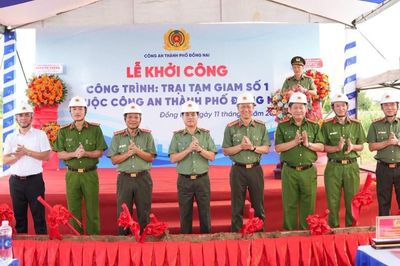Công an Tp.Đồng Nai khởi công Trại Tạm giam 2.000 chỗ