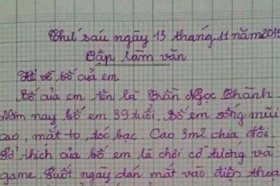 Bài văn miêu tả sự thích thú của bố khi nhìn thấy 'chân dài', dân mạng lo lắng thay cho ông bố