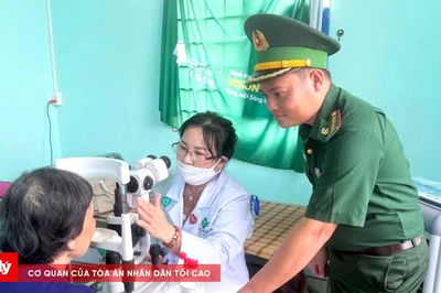 250 người dân nghèo khu vực biên giới được khám bệnh, cấp thuốc miễn phí