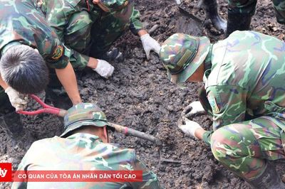 Tiếp tục quy tập 12 bộ hài cốt liệt sĩ tại Công viên Lê Thị Riêng