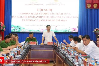 TAND và Công an TP.HCM phối hợp tháo gỡ vướng mắc trong trích xuất, dẫn giải và thi hành án hình sự