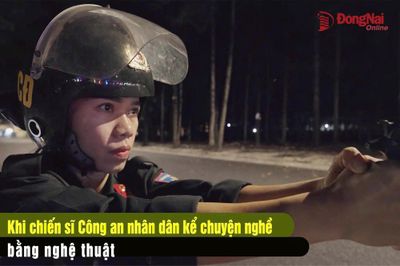 [Video] Khi chiến sĩ Công an nhân dân kể chuyện nghề bằng nghệ thuật