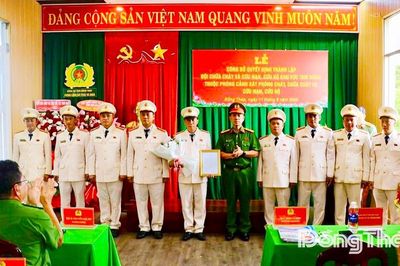 Thành lập Đội Chữa cháy và Cứu nạn, cứu hộ khu vực Tam Nông