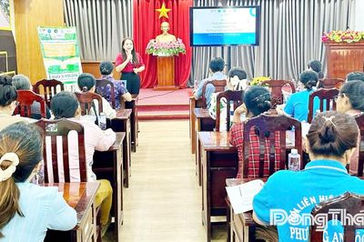 Thúc đẩy phát triển chuỗi giá trị lúa - gạo bền vững và thích ứng biến đổi khí hậu tại Đồng Tháp